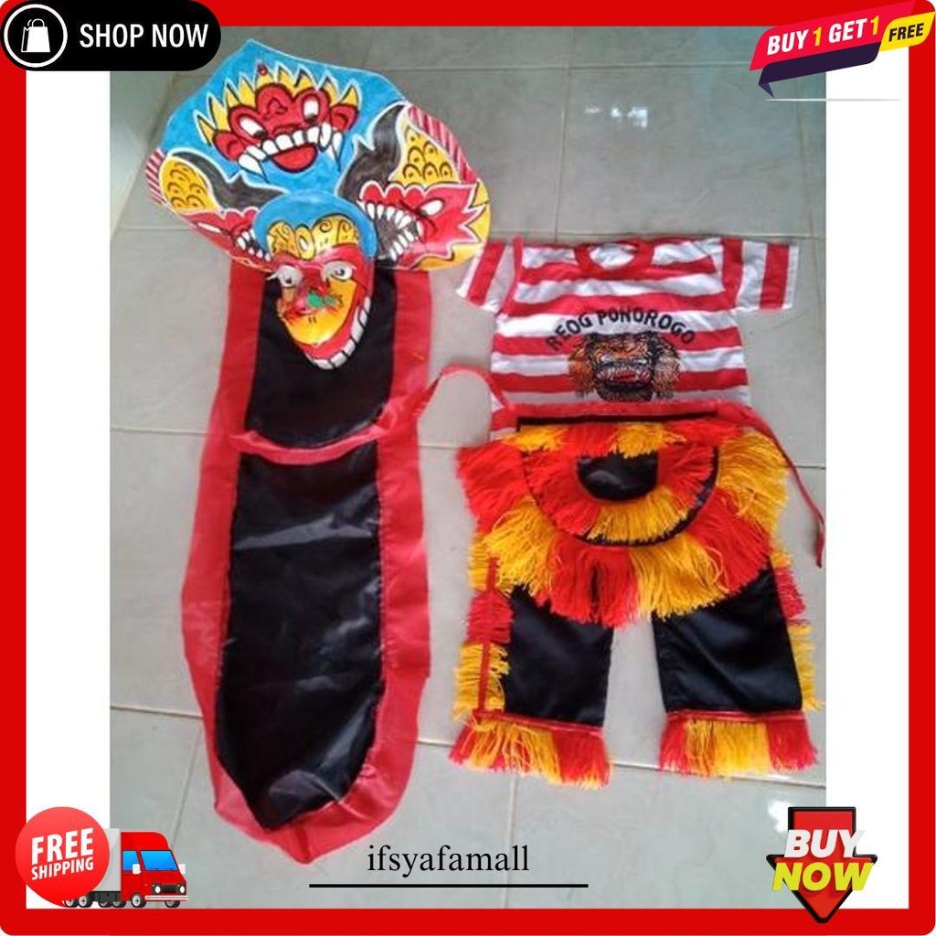 Pake Barongan Anak Dan Baju . Baju Barongan Anak Murah. Barongan Anak. Barongan Murah. Baju Reog. Ba