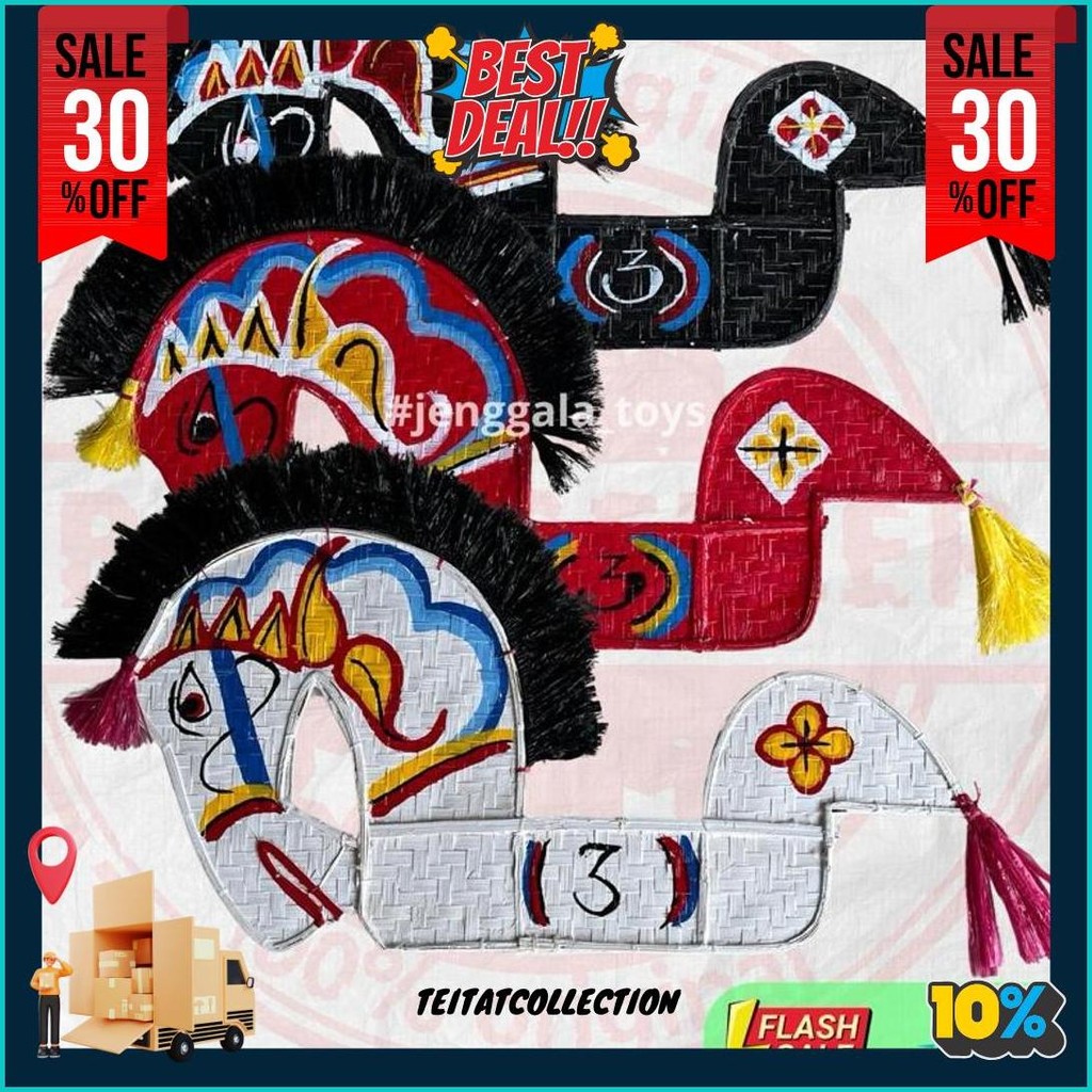 Kuda Lumping / Jaranan / Kuda Kepang Besar / Kuda Lumping Anak / Kuda Bambu Terlaris