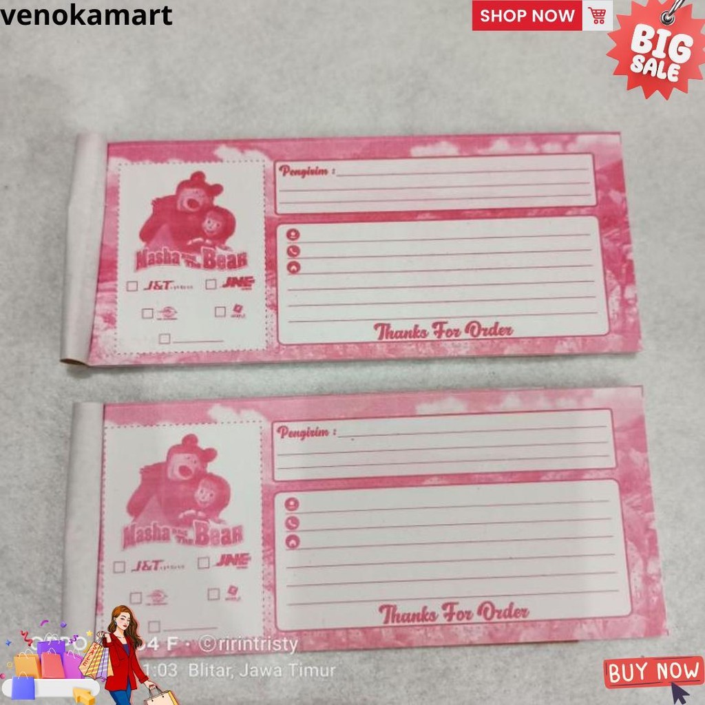 

Label Pengiriman Termurah Grosir/ Nota Pengiriman D Best Seller