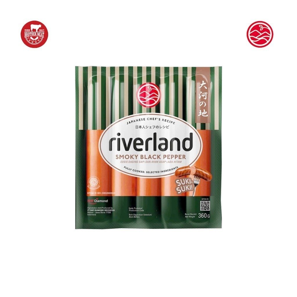 

Riverland Smoky Blackpepper Sausage 360gr - Brothermeatshop