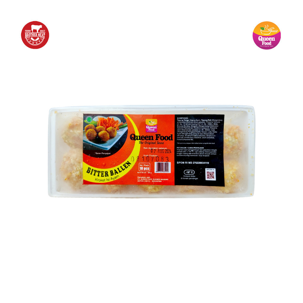 

QUEEN FOOD Bitter Ballen 300gr - Brothermeatshop