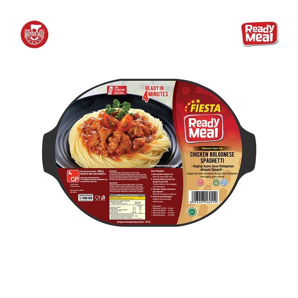 

FIESTA Ready Meal Spaghetti Chicken Bolognese 320gr