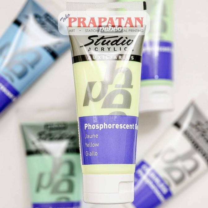 

Sale Cat Akrilik Pebeo Phosphorescent Gel 100Ml Glow In The Dark