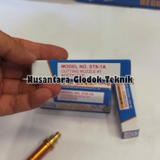 Morris Cutting Tip ST8 Acetylene No 1 / ST 8 - 1A / Strong 8 Acet No 1