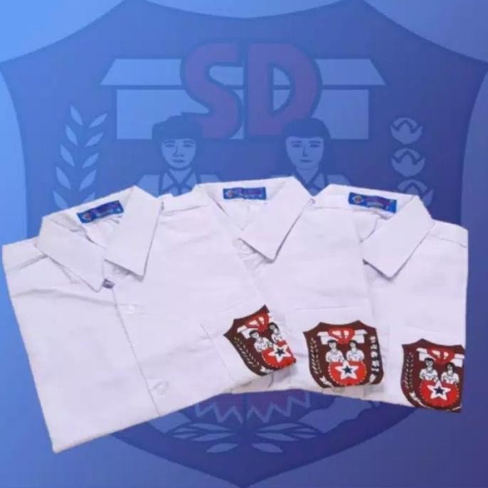 Baju Sekolah SD / Seragam Sekolah SD Lengan Pendek ( MERK SERAGAM )