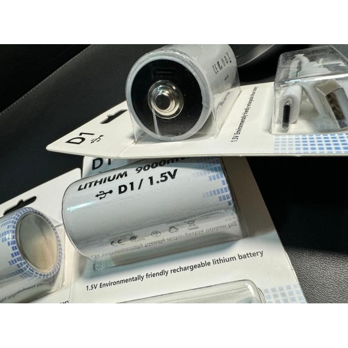Promo Battery Size D 9000Mah Baterai Tipe D Rechargeable Batre Charge 1.5V 9000Mah