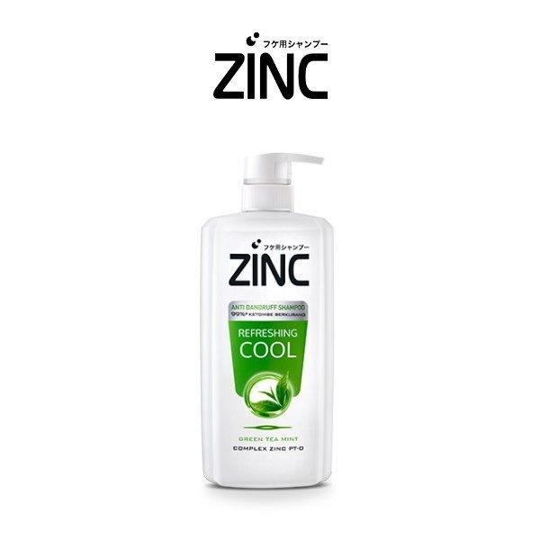 Zinc Shampoo Refreshing Cool Botol 680 ml - Gambar 3