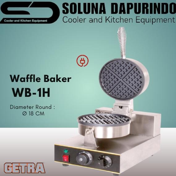 GETRA Waffle Baker WB1H/Mesin Pembuat Waffle