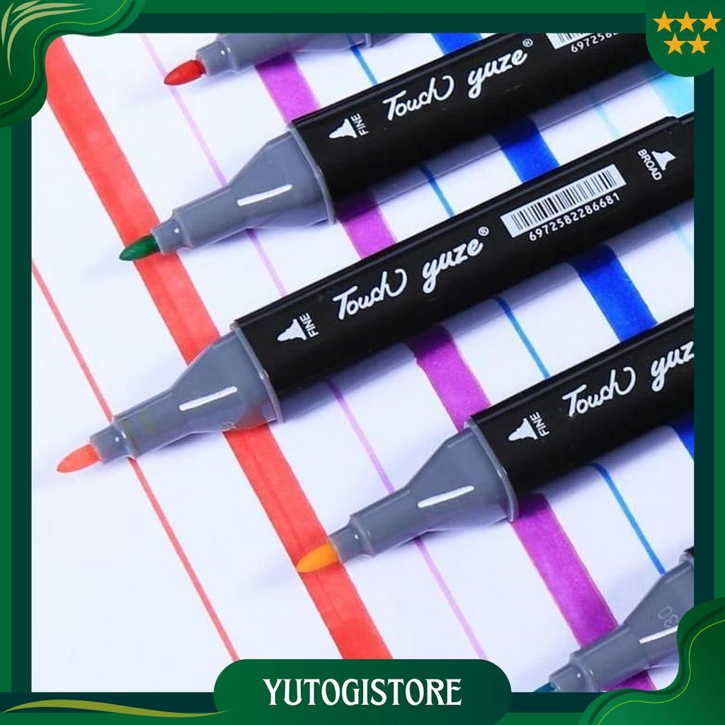 

Jhonweis Stabilo Spidol Warna Sketsa Umum Dua Sisi Kepala Tulis Luas Dan Halus Double Headed General Touch Marker Pen Animation Set Markers Dual Side Fine Art Brush Twin Market Set 24Pcs, 48Pcs, 80Pcs All In One Multi Color Pena Pensil Ori