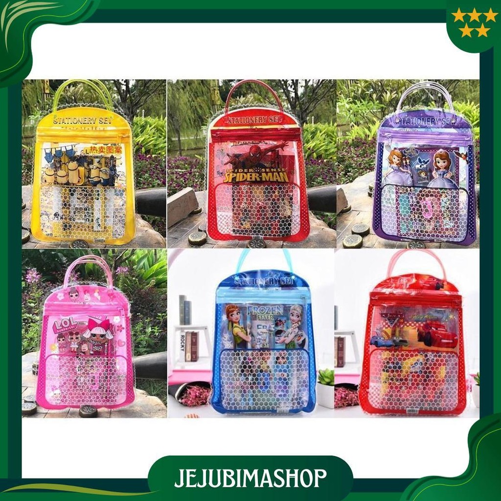 

Sms Stationery Set 6 In 1 Free Bag Alat Tulis Anak Sekolah Buku Pulpen Penghapus Pengaris Import Promo 4.4