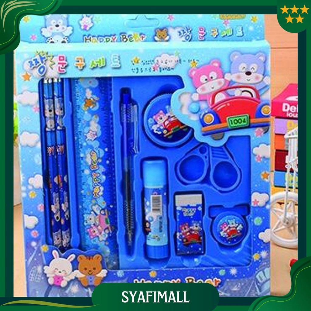 

Paket Alat Tulis Stationery Set Set 9 In 1 Mini Karakter Set Alat Tulis Anak Kado Souvenir Import Cod Promo 4.4