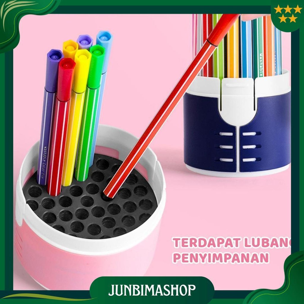 

[Ready] Aimilo Spidol Anak 1 Set Pulpen Marker Spidol Warna Warni 12/24/36/48 Warna Promo 4.4