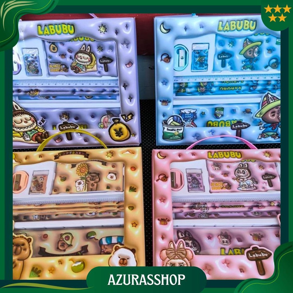 

Sanrio Alat Tulis Kotak Pensil Anak Set Kuromi My Melody Cinnamoroll Labubu Stationery Anak Sekolah Best Seller