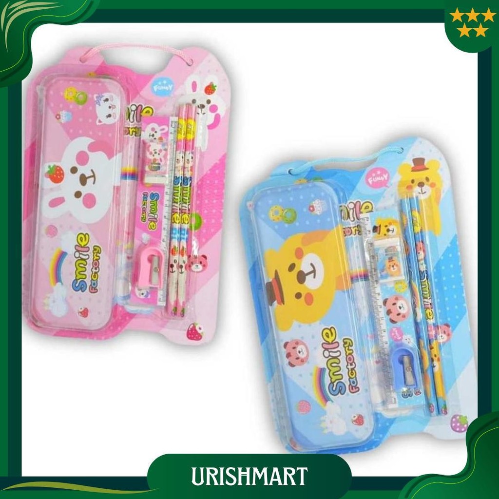 

Osm - S6139 Set Alat Tulis Unisex Lucu / Fancy Set Anak Motif Karakter Lucu / Set Alat Tulis 6 In 1 / Stationery Set Souvenir Anak Promo Puncak