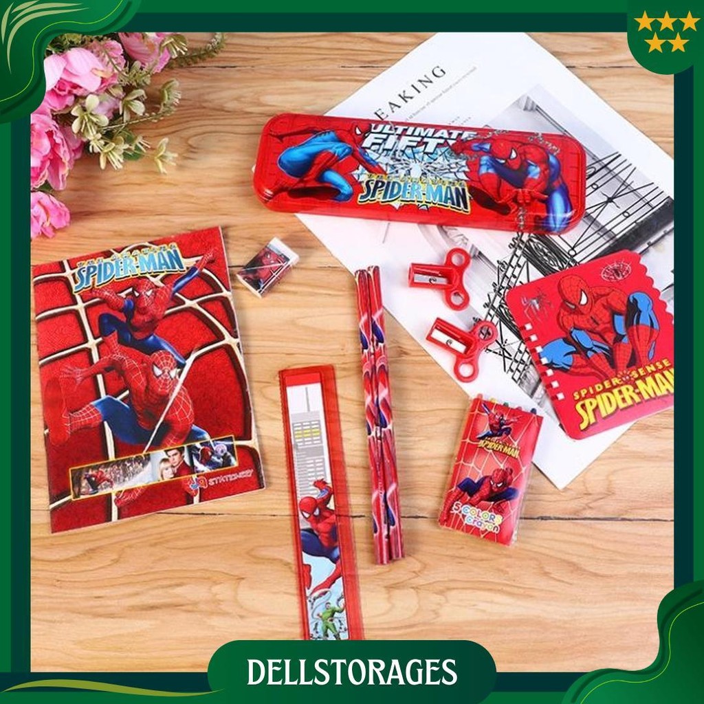 

Peachs - S5982 Set Alat Tulis 8 In 1 / Set Alat Tulis Anak Motif Kartun / Set Alat Tulis 8 In 1 Lucu / Stationery Set 8 In 1 Lucu Promo Puncak