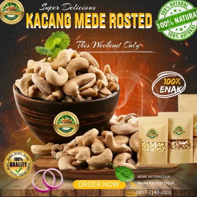 

Mede Panggang 1kg ( kacang mete Oven ) Roasted cashew IQB