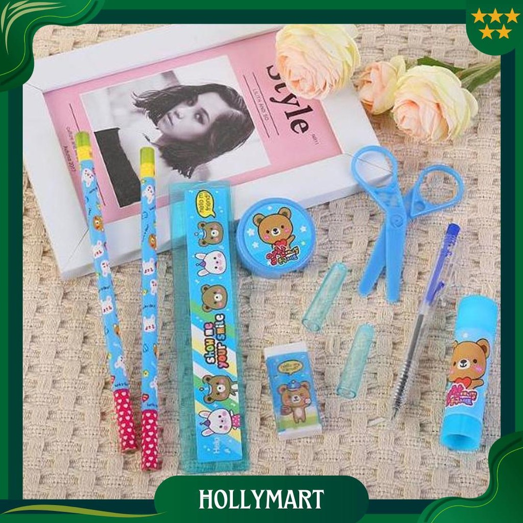 

Pensil Set Lengkap Alat Tulis Anak 9 In 1 Set Alat Tulis Anak Sekolah Ori