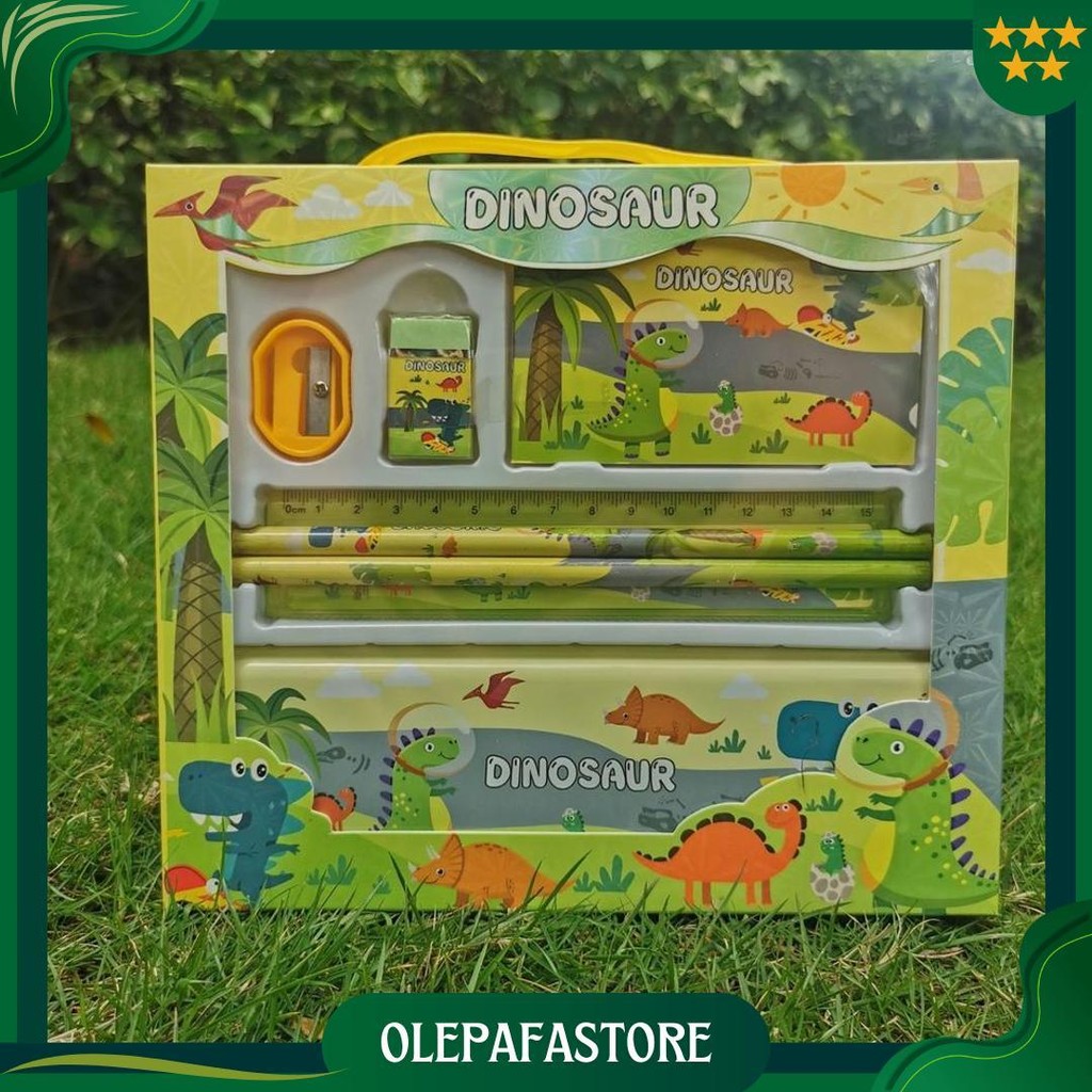 

Kotak Pensil Set Notes / Study Set Stationery Set Alat Tulis Sekolah Anak Set Atk Motif Gratis Ongkir