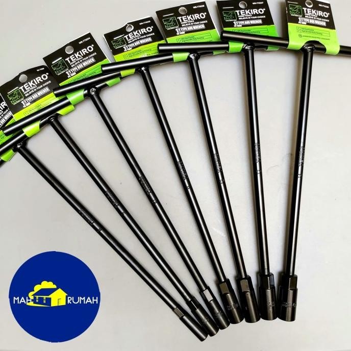 JUAL Paket Kecil 7 pcs Kunci Sok Shock T TEKIRO - 8 9 10 11 12 13 14 mm