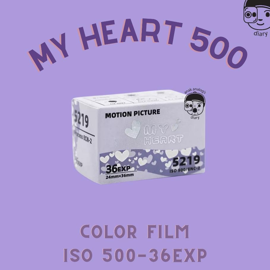 My Heart 5219 Roll Film 35Mm Io 36Ep Color Film