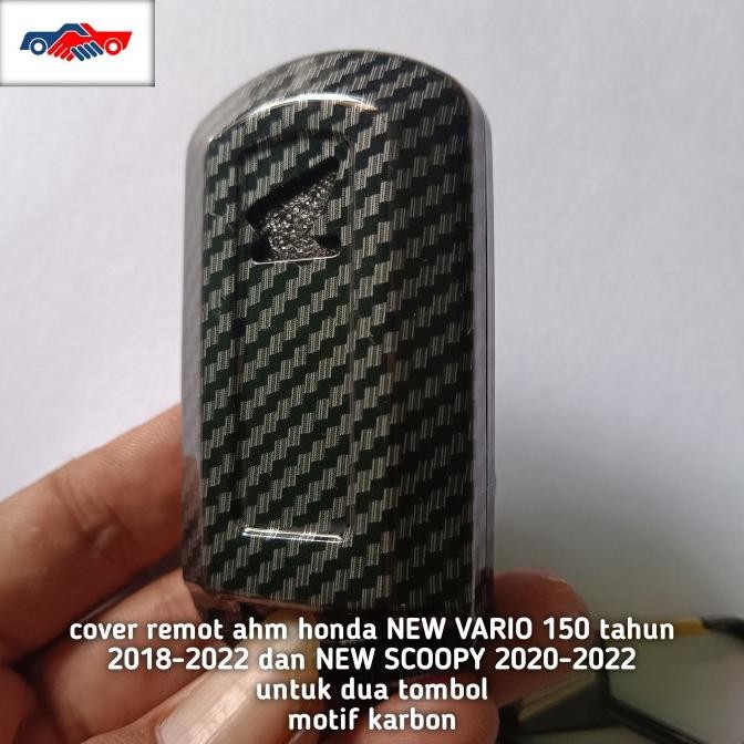 Paket Gantungan Kunci Dan Cover Remot New Vario 150 2018-2022 Scoopy