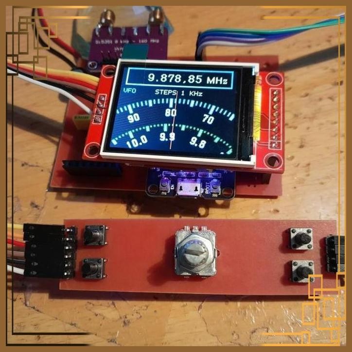 [SPL] PCB ARDUINO ESP32 BITX VFO DDS SI5351 TFT SPI 1.8" - 3.5"