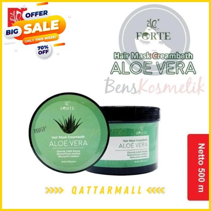 ALOEVERA HAIR MASK CREMBATH BY SYB BPOM 500 ML QATTAR MALL KUALITAS PRODUK TERBAIK