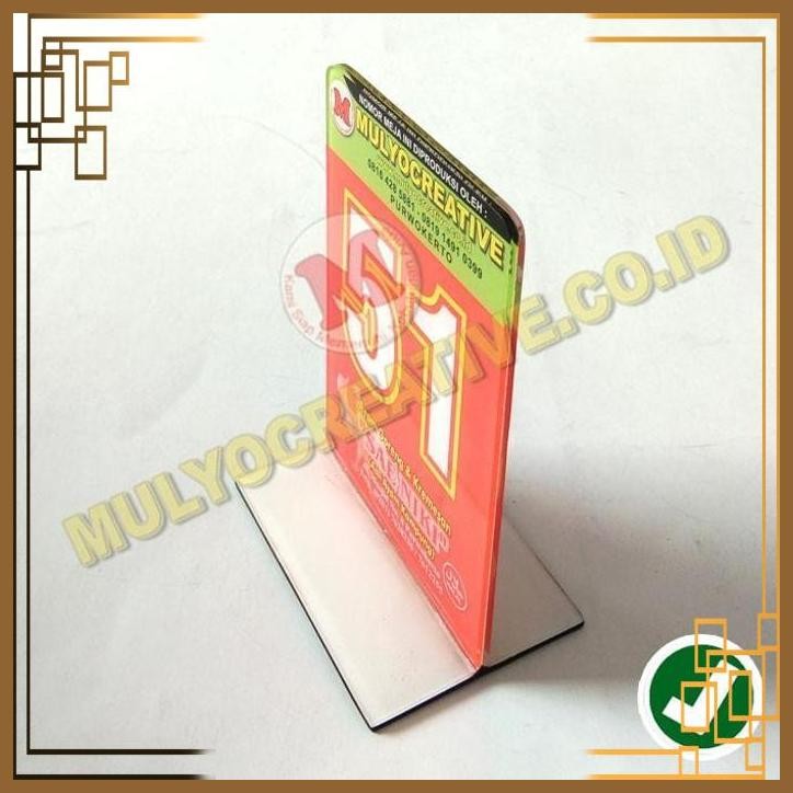 

[MCV] PAPAN NOMER MEJA - PAPAN NOMOR MEJA RUMAH MAKAN BAHAN AKRILIK