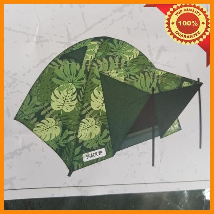 [bra] eiger tenda original 2 orang shack tent 2p - green