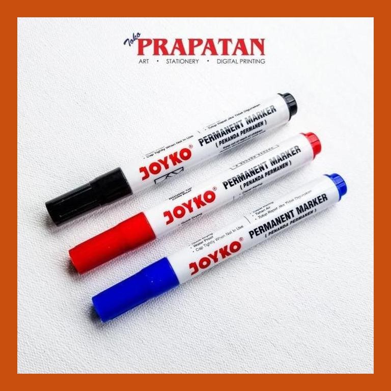 

[ PERALATAN LUKIS / GAMBAR ] JOYKO PERMANENT MARKER PM / SPIDOL PERMANEN GOOD QUALITY