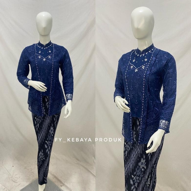 PLK Kebaya Wisuda Kutu Baru Kebaya Modern Model Kutu Baru Kerah Sanghai Kutu Baru Hijab TERLARIS