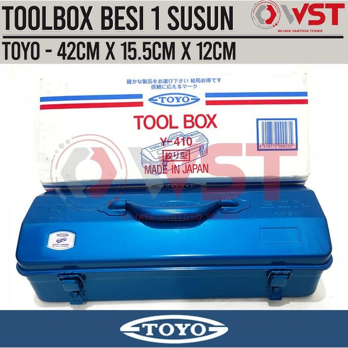 BRG BARU Toyo Y-410 Toolbox Besi Made in Japan / Tool Box Besi TOYO Y410 Jepang