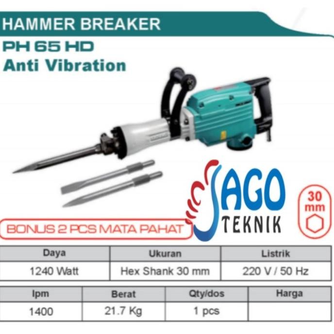 PROMO HAMMER BREAKER Breaker NRT-PRO PH 65A HD/NRT-PRO PH65A HD