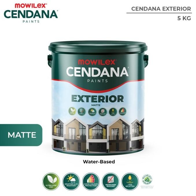 Mowilex Cendana Exterior Paint Cat Dinding Eksterior - 5 Kg Original Dan Terpercaya