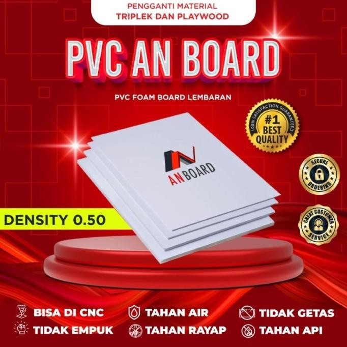 Pvc Lembaran An Board - Putih Original Dan Terpercaya