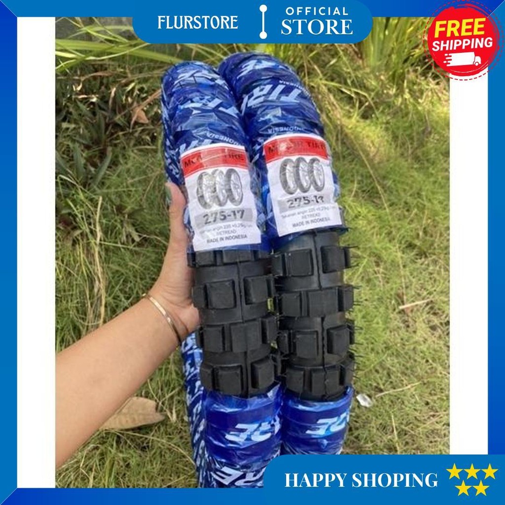 Paket Hemat Ban Cross Tahu Sepasang Ukur 2.50 Dan 275 Ring 17 Gratis Ongkir