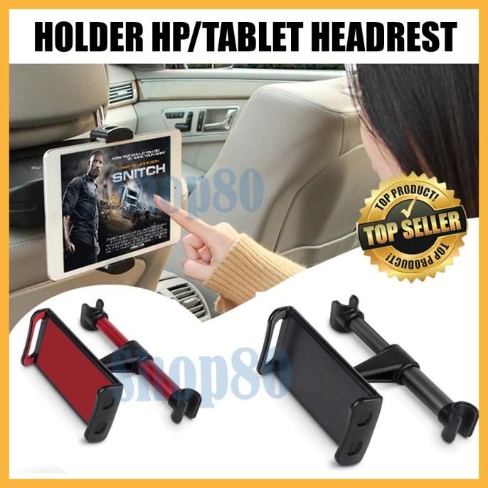BRG BARU Holder Tablet/HP Headrest Sandaran Kepala Mobil Car Mount Head Rest TV