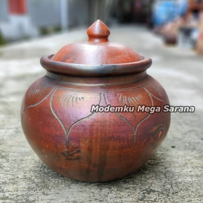 WDM-2227 Gentong Kendil Es Dawet Cendol Tanah Liat Gerabah  Wadah Tempat Air Genthong Beras - 17 Lit