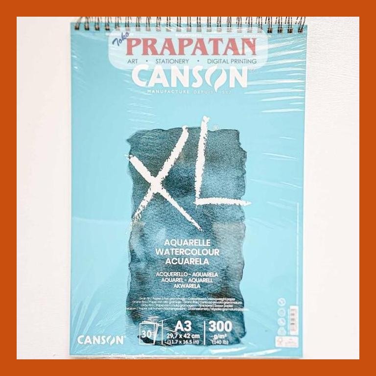 

[ PERALATAN LUKIS / GAMBAR ] CANSON XL AQUARELLE WATERCOLOR BOOK PAD | BUKU CAT AIR PACKING AMAN
