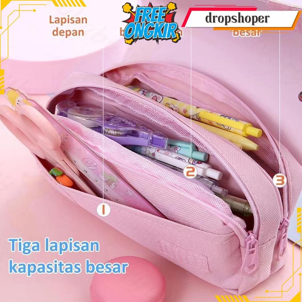 

Tempat Pensil Squishy Cute Tas Pensil Multifungsi Dekompresi Kotak Pensil Lucu Besar Unik Pencil Case 3D Cute Waterproof Untuk Sekolah Kantor Pelajar Large Capacity Pencil Bag Kotak Pensil Anak Handle Design Bisa Cod