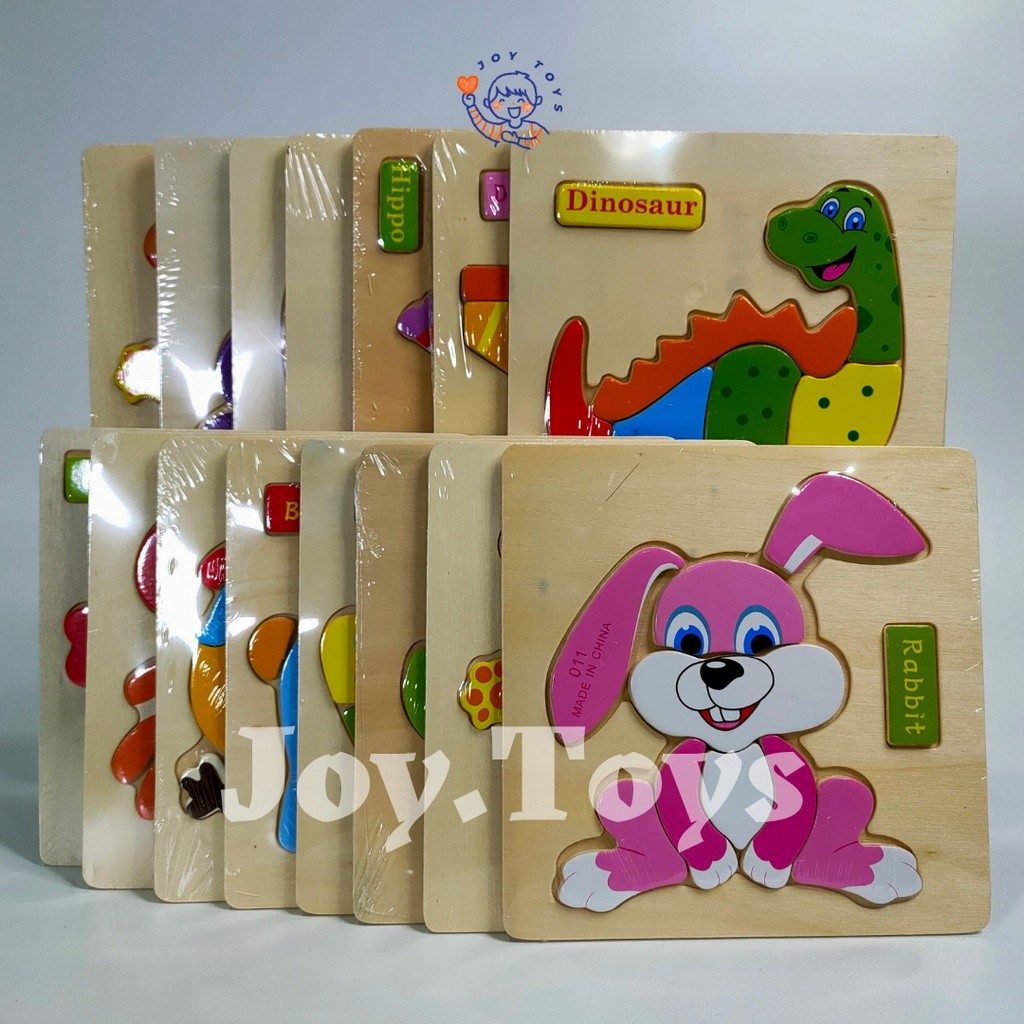 PUZZLE ANAK KECIL, MAINAN EDUKASI, MAINAN ANAK ANAK, PUZZLE BINATANG, ANIMAL PUZZLE