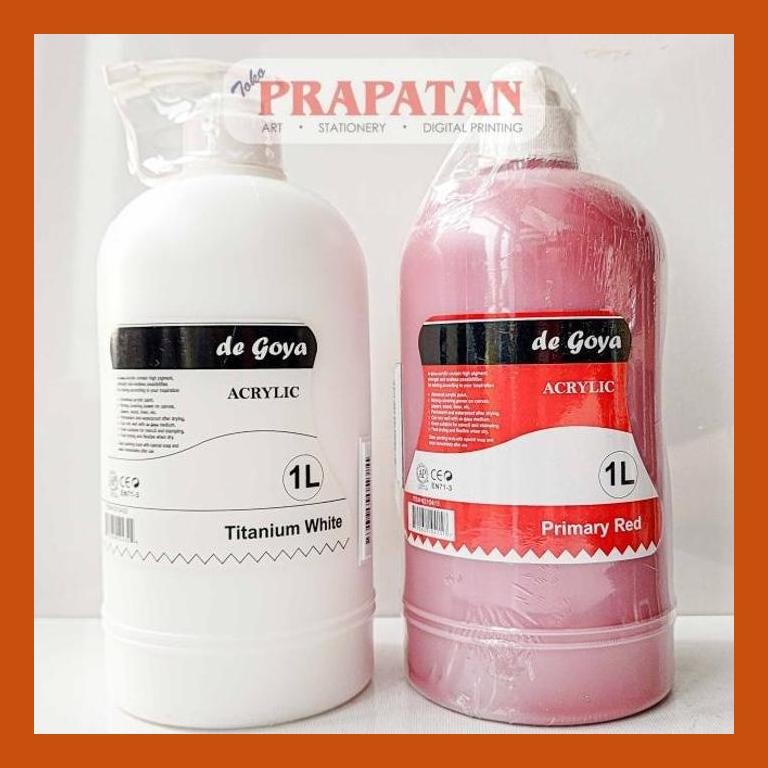 

[ PERALATAN LUKIS / GAMBAR ] CAT AKRILIK DE GOYA 1L | DE GOYA ACRYLIC PACKING AMAN