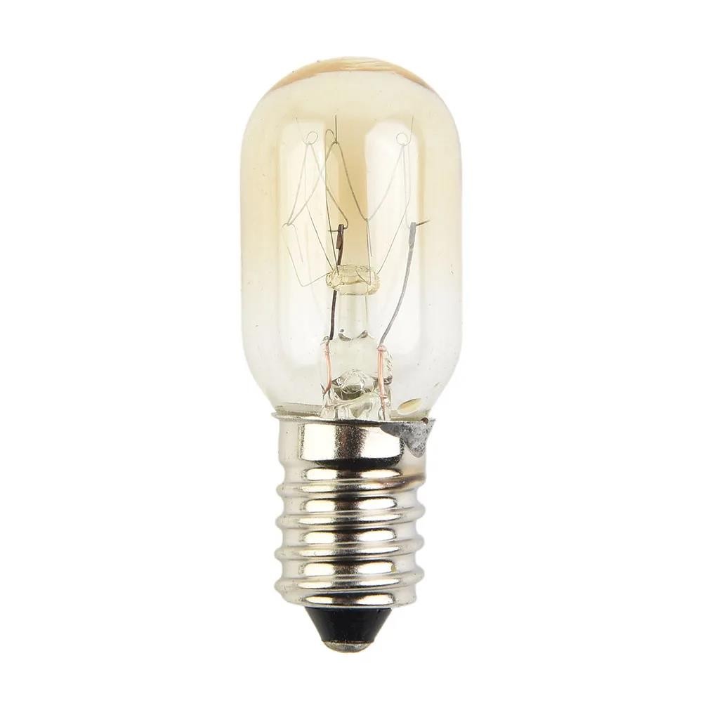 

E14 Garam Lamp Globe Bulb 15W Bola Lampu 240V Kulkas Oven Penggantian Microwave Light Bulb Pengganti