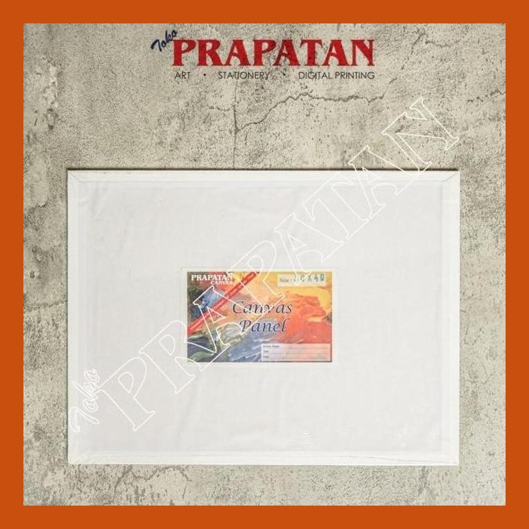 

[ PERALATAN LUKIS / GAMBAR ] CANVAS PANEL PRAPATAN 40X50CM / KANVAS LUKIS PANEL COD