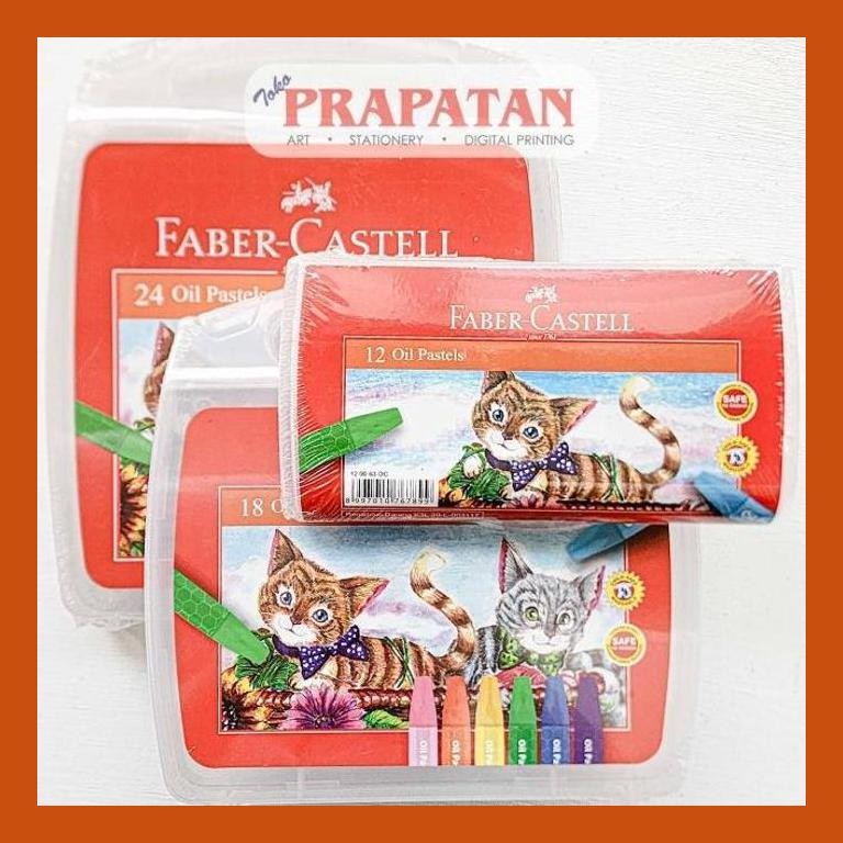 

[ PERALATAN LUKIS / GAMBAR ] FABER CASTELL OIL PASTEL 24 WARNA GOOD QUALITY