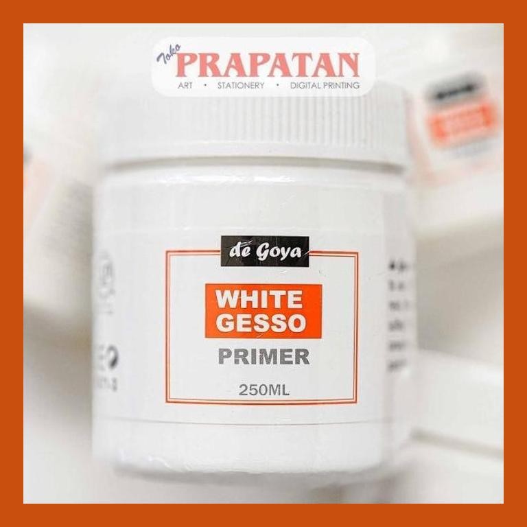

[ PERALATAN LUKIS / GAMBAR ] DE GOYA WHITE GESSO PRIMER 100-250ML | MEDIUM KANVAS COD