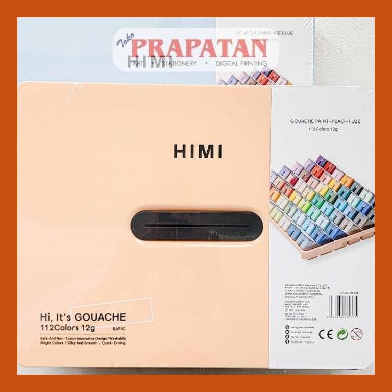 

[ PERALATAN LUKIS / GAMBAR ] MIYA HIMI GOUACHE 112 COLORS X 12G | CAT GOUACHE COD