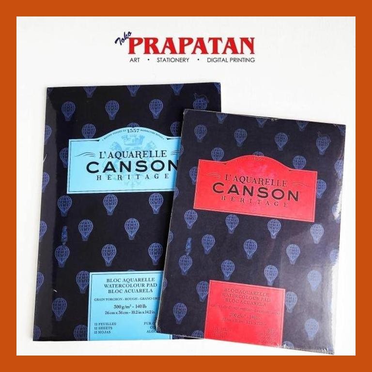 

[ PERALATAN LUKIS / GAMBAR ] CANSON LAQUARELLE HERITAGE WATERCOLOR PAD COD