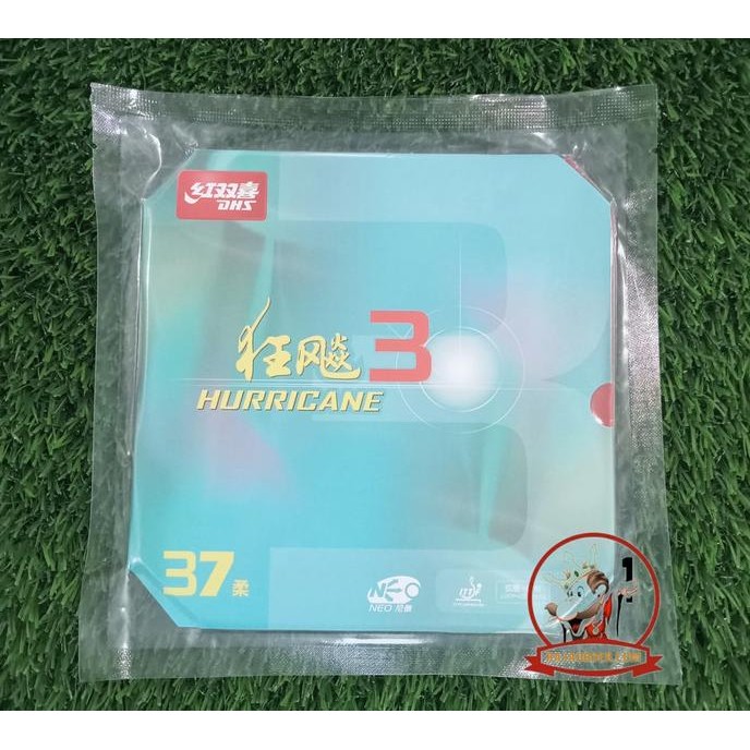 Dhs Hurricane 3 Neo Commercial - Karet Rubber Bet Pingpong Tenis Meja