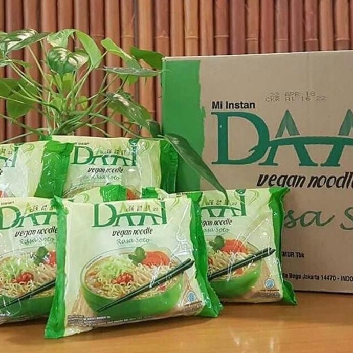 

MIE DAAI VEGAN NOODLE RASA GORENG / SOTO /ISI 40 BGKS / DUS / MI DA AI ORIGINAL DAN TERPERCAYA